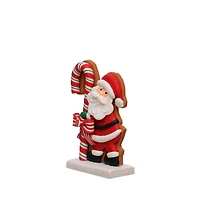 6" Santa with Candy Cane Clay Tabletop Décor by Ashland®