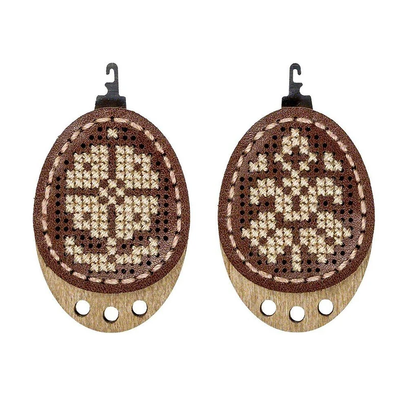 Wonderland Crafts Abstract Flowers Needle Threader Embroidery Kit, 2ct.