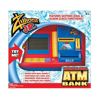 Jr. Deluxe Savings Goal ATM Bank