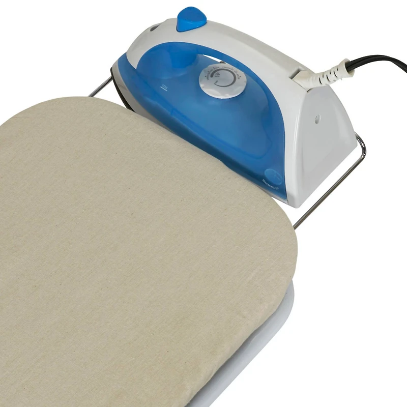 Household Essentials Table Top Ironing Board with Iron Rest