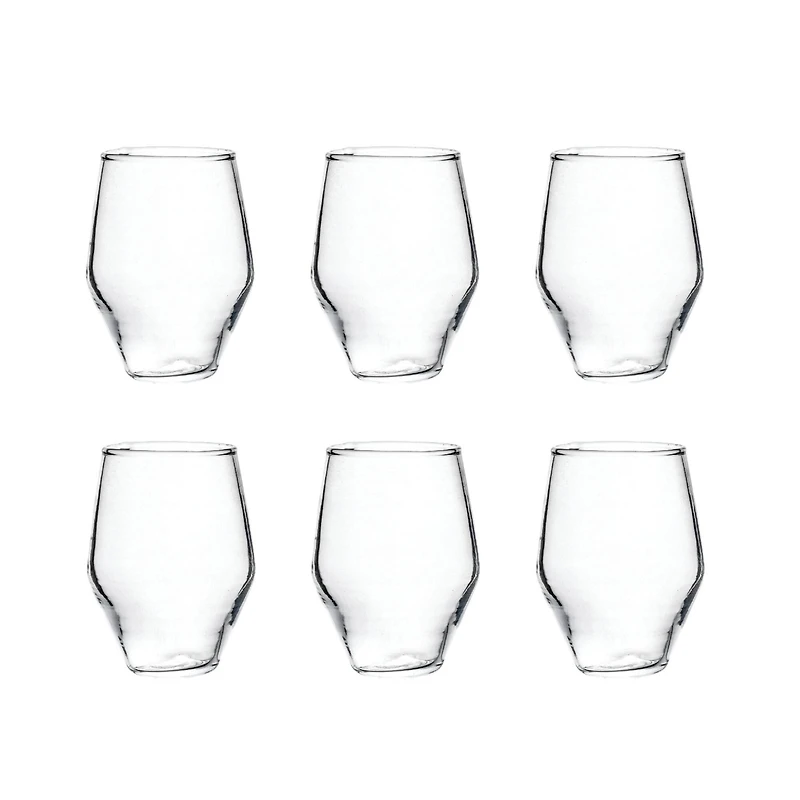 Hello Honey® 3.25" Clear Round Drinking Glasses, 6ct.