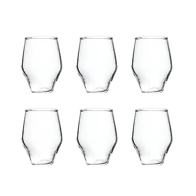 Hello Honey® 3.25" Clear Round Drinking Glasses, 6ct.