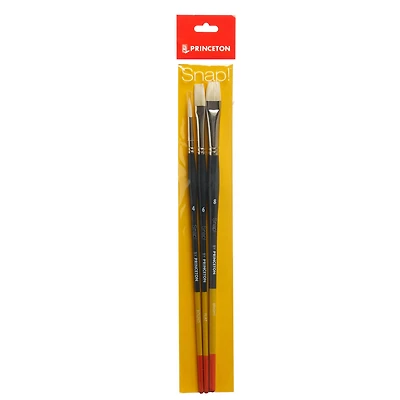 Princeton™ Snap!™ Series 9700 Bristle 3 Piece Brush Set