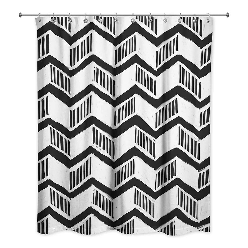 Chevron Shower Curtain