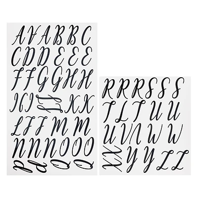 Black Fun Font Alphabet Iron-On Transfers by Make Market®
