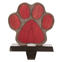 Glitzhome® Paw Print Christmas Stocking Holder Set