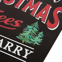 Glitzhome® 32" Double-Sided Wooden Easel Accent with Changeable Board