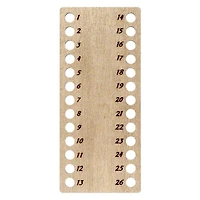 Wonderland Crafts Gray & Cream Thread Organizer