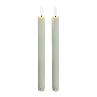10" Flickering LED Wax Taper Candles