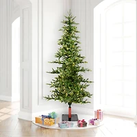 8ft. Pre-Lit Shawnee Fir Artificial Christmas Tree, Warm White Dura-Lit® LED Lights