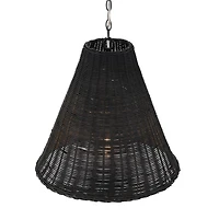 Hello Honey® Rattan Taper Pendant Light