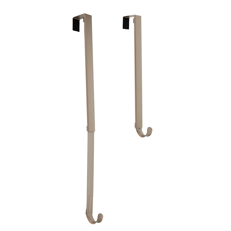 Haute Decor Adjustable Over-the-Door Textured Wreath Hanger