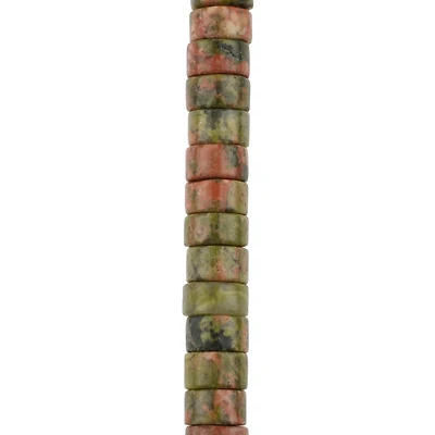 Unakite Heishi Beads by Bead Landing
