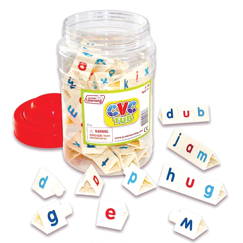 Junior Learning® CVC Tub, Set of 90