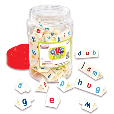 Junior Learning® CVC Tub, Set of 90