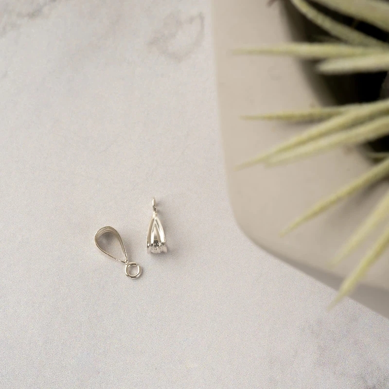 5.7mm Sterling Silver Small Bail Ring, 2ct. by Bead Landing™