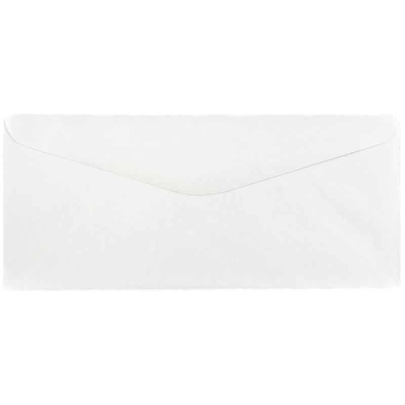 JAM Paper 5" x 11.5" White Commercial Envelopes
