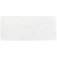 JAM Paper 5" x 11.5" White Commercial Envelopes
