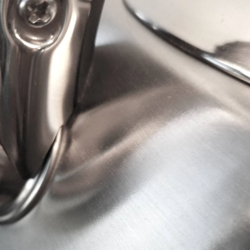 Mr. Coffee Belgrove 2.5qt. Brushed Stainless Steel Whistling Tea Kettle with Nylon Handle