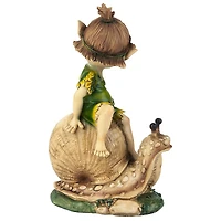 Design Toscano 10" Pixie Pete Elfin Gnome Garden Statue