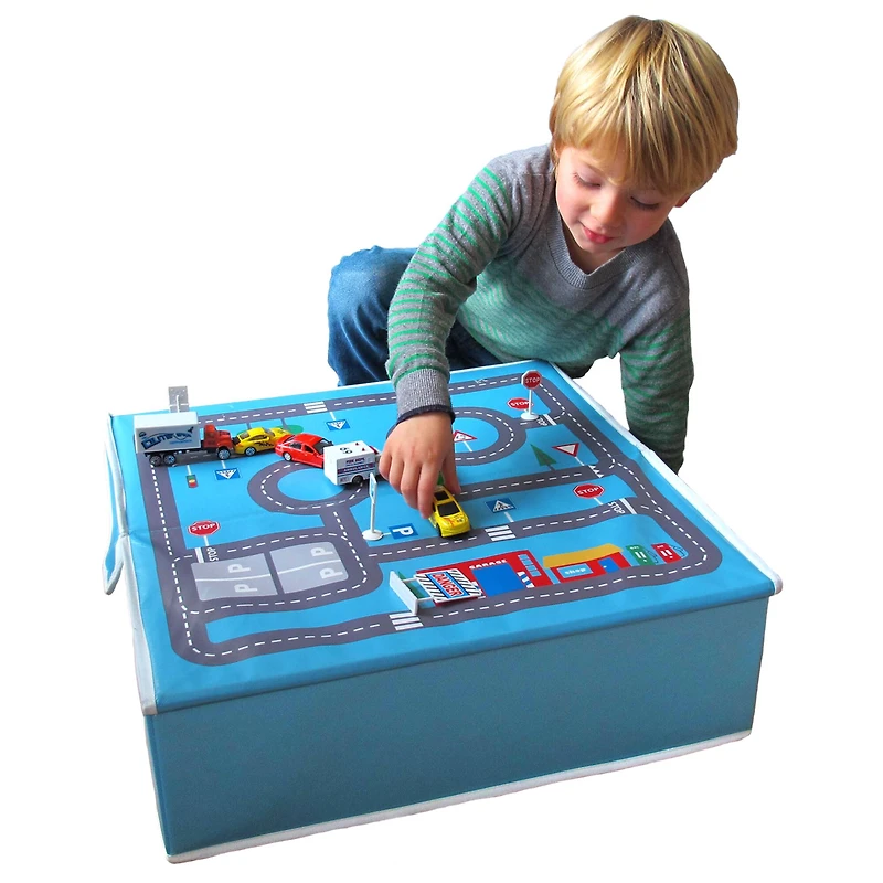 Fun2Give® Pop-it-Up® Garage with Road Playmat and Storage