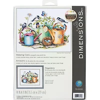 Dimensions® Watering Cans Stamped Cross Stitch Kit