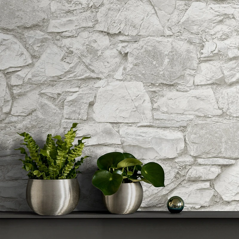 Surface Style Stone's Throw Peel & Stick Wallpaper