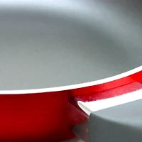 Oster Herscher 8" Red Aluminum Frying Pan