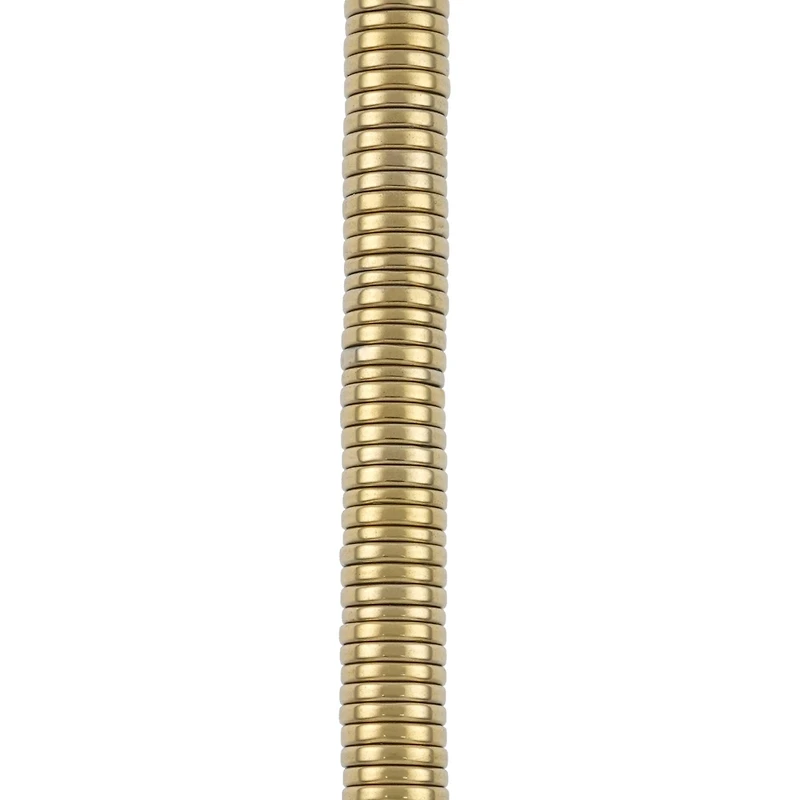 Gold Hematite Heishi Beads by Bead Landing