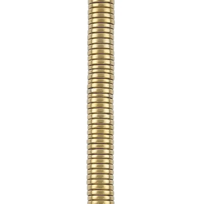 Gold Hematite Heishi Beads by Bead Landing