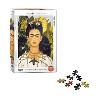 Frida Kahlo - Self-Portrait with Thorn Necklace and Hummingbird: 1000 Pcs