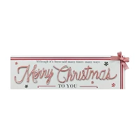 30" Red & White Merry Christmas to You Wall Décor by Ashland®