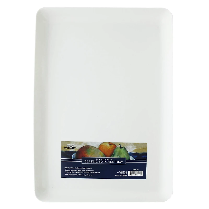 Pro Art® 11" x 15" Plastic Butcher Tray Palette
