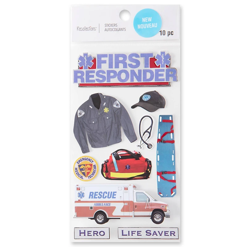 E.M.T. Dimensional Stickers by Recollections™