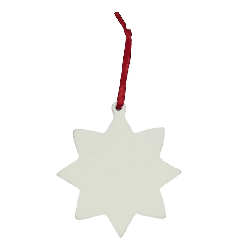 4.25" DIY Ceramic Snowflake Ornament by Make Market®