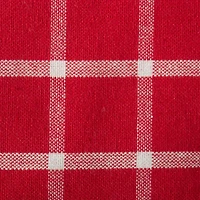 DII® Holly Berry Plaid Tablecloth