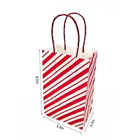 Small Peppermint Stripes Gift Bags, 6ct. by Celebrate It™