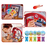 Hape Grand City Station: Light & Sound Play Railway Set