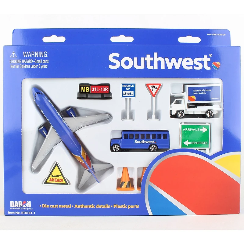 Daron® Southwest Airlines Airport Playset
