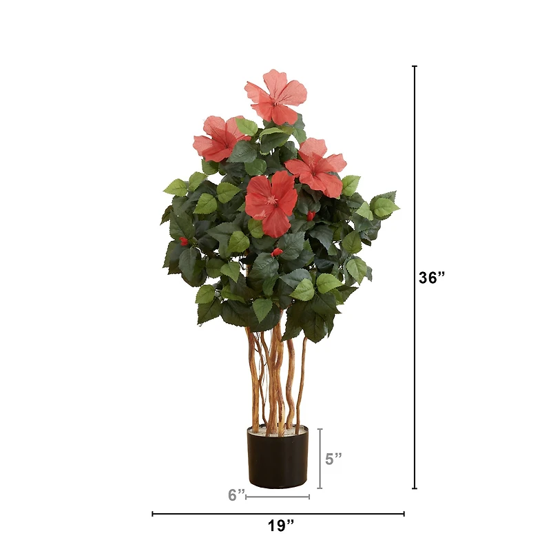 3ft. Artificial Hibiscus Tree