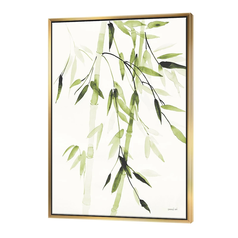 Designart - Simplist Bamboo Leaves II