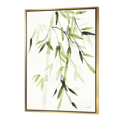 Designart - Simplist Bamboo Leaves II