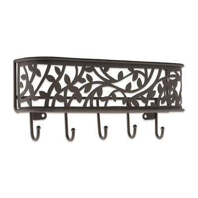 Wall Mount Mail & Key Organizer Bronze