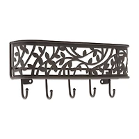 Wall Mount Mail & Key Organizer Bronze