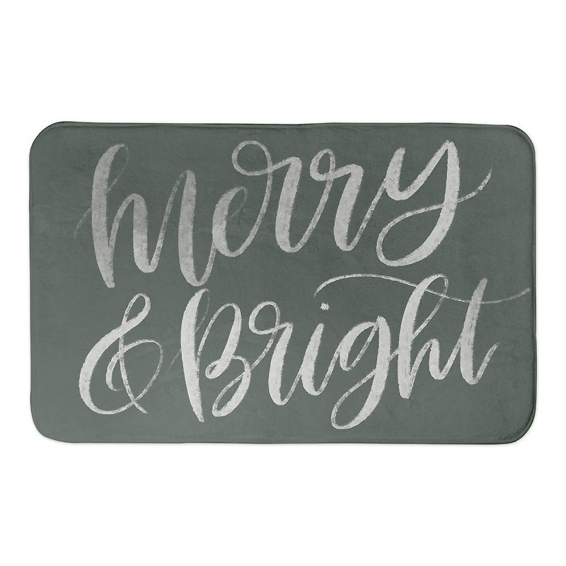Designs Direct Merry & Bright Bath Mat, 34" x 21"