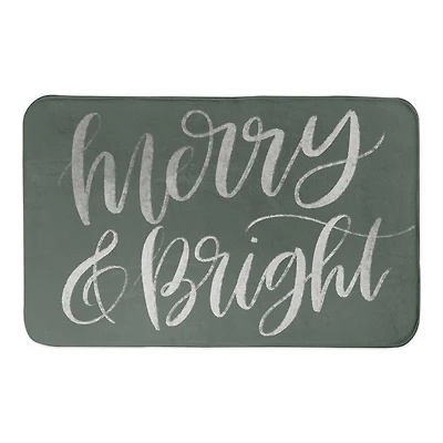 Designs Direct Merry & Bright Bath Mat, 34" x 21"