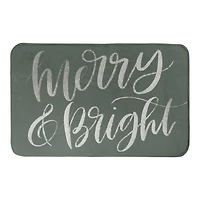 Designs Direct Merry & Bright Bath Mat, 34" x 21"