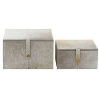 Gray Leather Natural Box Set, 8" & 10"