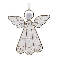 5" Metal Framed Angel Ornament Set