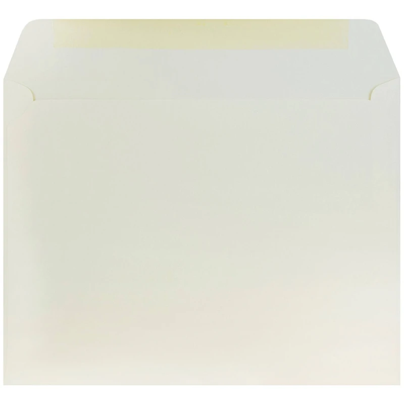 JAM Paper 10" x 13" Natural White Wove Metallic Envelopes, 25ct.